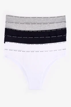 Women'secret Pack 6 bragas brasileñas de algodón^Mujer Braguitas