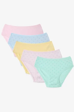 Penti Pack 5 bragas cl&aacute;sicas pastel^Niños Ropa Interior