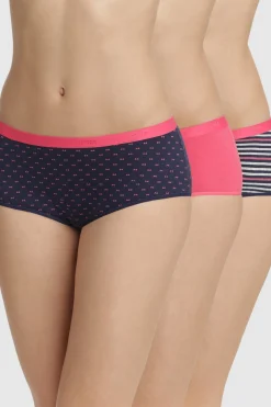 DIM Pack 3 bragas culotte Pockets Coton^Mujer Braguitas