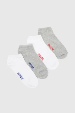 Inside Pack 4 calcetines cortos^Hombre Calcetines