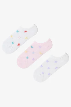 Penti Pack 3 calcetines cortos corazones^Niños Ropa Interior|Ropa Interior