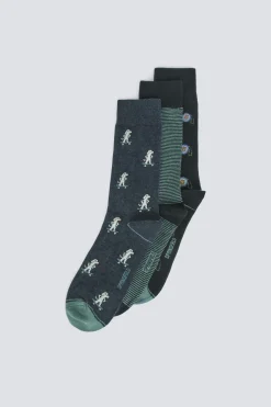 Springfield Pack 3 calcetines largos 90's^Hombre Calcetines