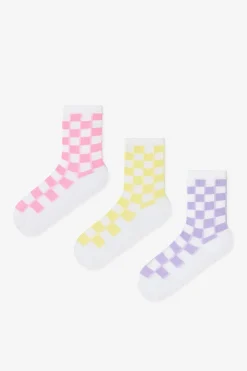 Penti Pack 3 calcetines tobilleros cuadros^Niños Ropa Interior|Ropa Interior