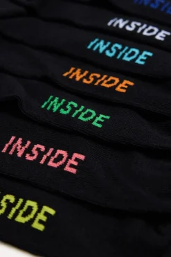 Inside Pack 7 calcetines tobillo^Hombre Calcetines