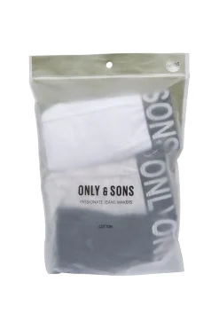 Only & Sons Junior Pack 3 calzoncillos b&oacute;xer^Niños Ropa Interior