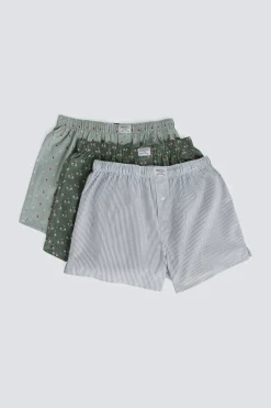 Springfield Pack 3 calzoncillos estampado retro^Hombre Calzoncillos