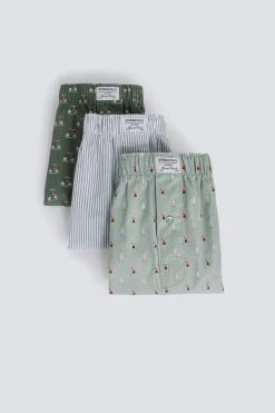 Springfield Pack 3 calzoncillos estampado retro^Hombre Calzoncillos