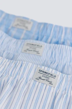 Springfield Pack 3 calzoncillos rayas es^Hombre Calzoncillos