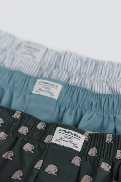 Springfield Pack 3 calzoncillos topos^Hombre Calzoncillos