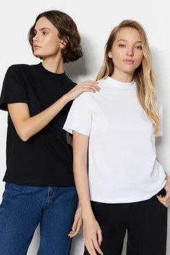 Trendyol Pack 2 camisetas manga corta^Mujer Camisetas