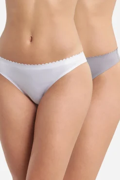 DIM Pack 2 tangas Body Touch Coton^Mujer Braguitas