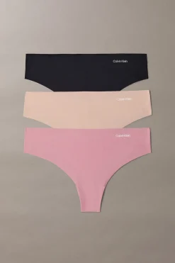 Calvin Klein Pack 3 tangas microfibra logo^Mujer Braguitas