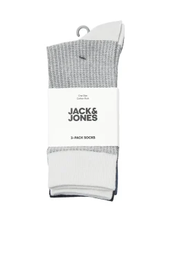 Jack & Jones Pack calcetines algod&oacute;n canal&eacute;^Hombre Calcetines