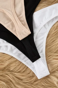 Trendyol Pack de 3 bragas brasile&ntilde;as^Mujer Braguitas