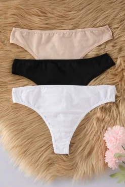 Trendyol Pack de 3 bragas brasile&ntilde;as^Mujer Braguitas