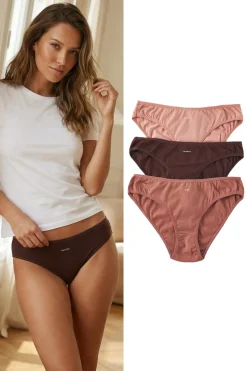Trendyol Pack de 3 bragas clásicas^Mujer Braguitas