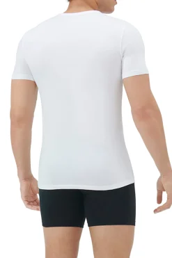 Adidas Pack de 2 camisetas de cuello pico de algod&oacute;n el&aacute;stico para hombre^Hombre Deporte