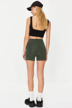 Trendyol Pack de 2 leggings deportivos cortos^Mujer Pantalones|Deporte