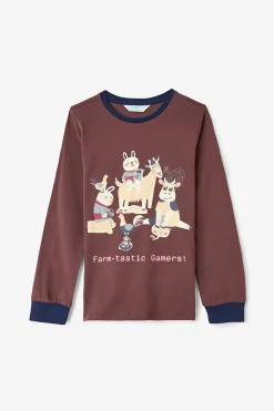 Penti Pack de 2 pijamas de manga larga de algod&oacute;n Farm-Tastic para ni&ntilde;o^Niños Pijamas