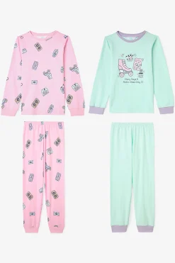 Penti Pack de 2 pijamas de manga larga de algod&oacute;n Retro Toy para ni&ntilde;a^Niños Pijamas