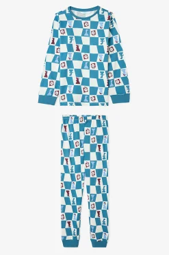 Penti Pack de 2 pijamas largos de dinosaurios Chess Time para ni&ntilde;os^Niños Pijamas