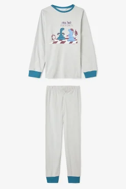 Penti Pack de 2 pijamas largos de dinosaurios Chess Time para ni&ntilde;os^Niños Pijamas