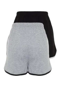 Trendyol Pack de 2 shorts de pijama con bies^Mujer Pijamas