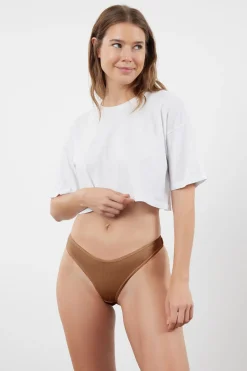 Trendyol Pack de 5 tangas canal&eacute;^Mujer Braguitas