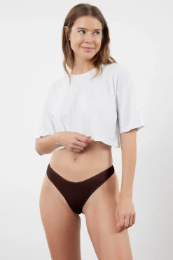 Trendyol Pack de 5 tangas canal&eacute;^Mujer Braguitas