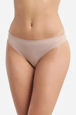 DIM Pack de 2 tangas de algod&oacute;n cortados al l&aacute;ser^Mujer Braguitas