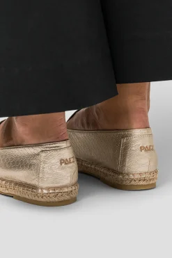Paez Moc Vegan Leather Snake Gold^Mujer Mocasines