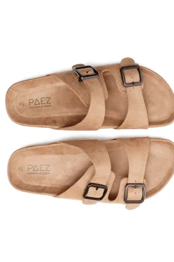 Paez Sandal Bio Vegan Suede Sand^Hombre Sandalias