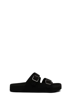 Paez Sandal Bio Vegan Suede Black^Hombre Sandalias