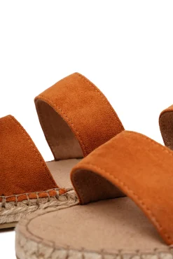 Paez Sandal Straps Vegan Suede Camel^Mujer Sandalias