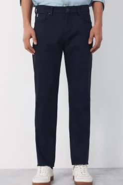 Cortefiel Pantal&oacute;n 5 bolsillos color regular fit^Hombre Pantalones