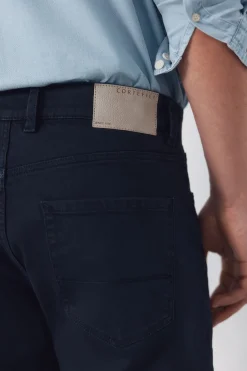 Cortefiel Pantal&oacute;n 5 bolsillos color regular fit^Hombre Pantalones