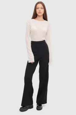 Inside Pantal&oacute;n Ancho Bot&oacute;n^Mujer Pantalones