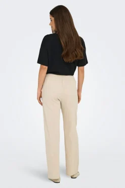 Only Pantal&oacute;n ancho fluido^Mujer Pantalones