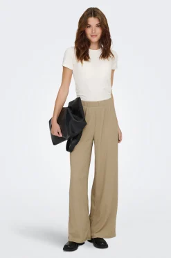 JDY Pantalón ancho textura^Mujer Pantalones