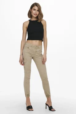 Only Pantal&oacute;n cargo slim fit^Mujer Pantalones