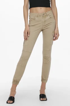 Only Pantal&oacute;n cargo slim fit^Mujer Pantalones