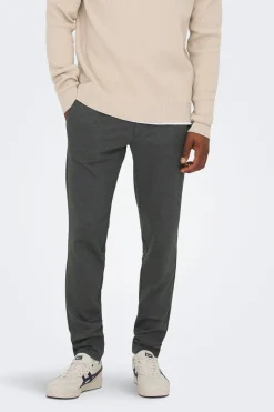 Only & Sons Pantal&oacute;n chino casual^Hombre Lino|Chinos