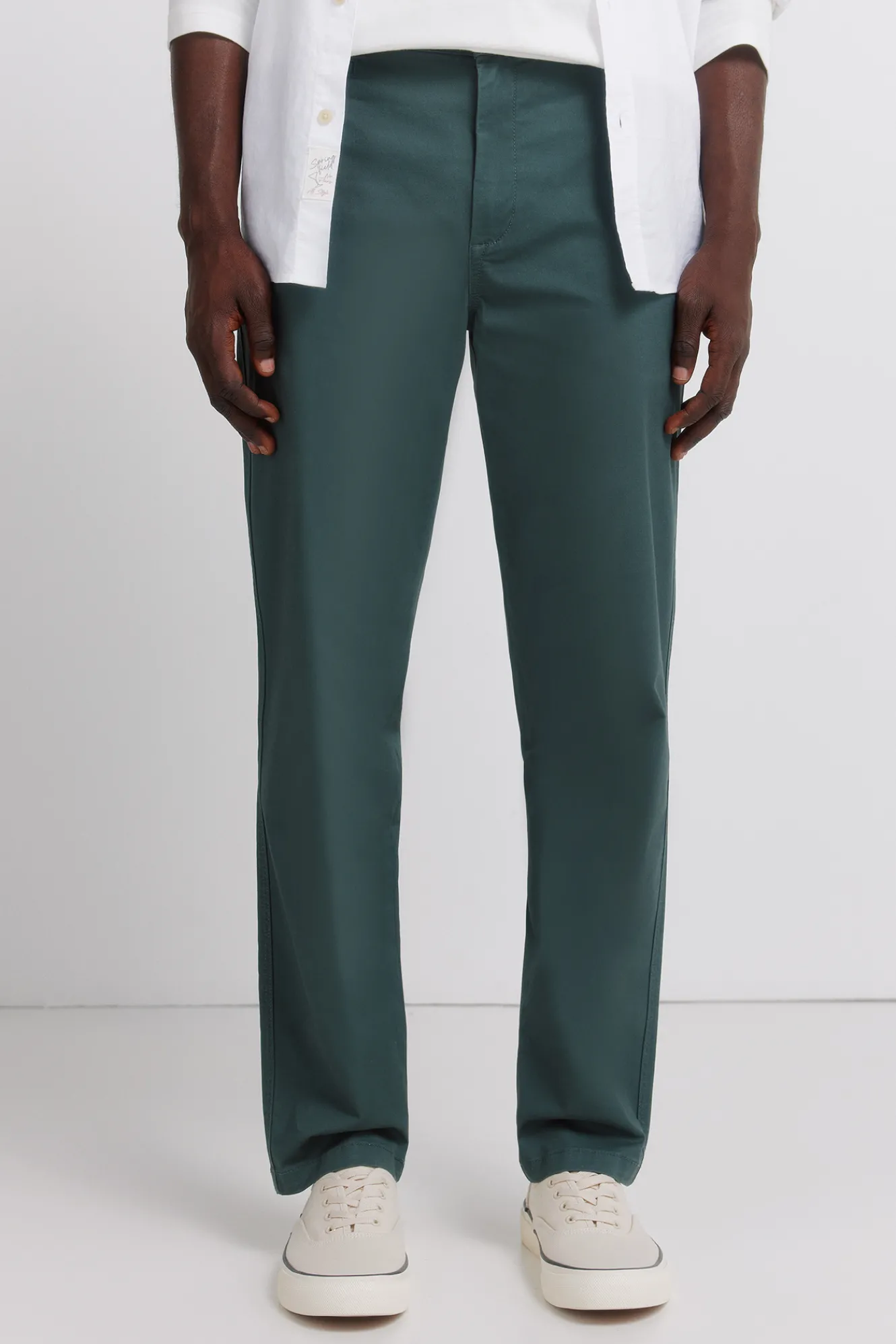 Springfield Pantal&oacute;n chino color slim fit^Hombre Pantalones|Chinos