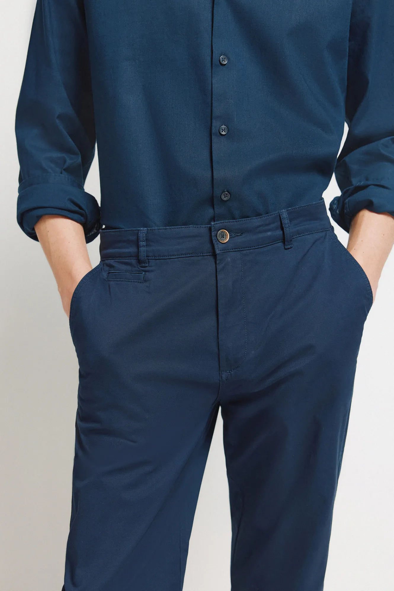 Springfield Pantal&oacute;n chino color slim fit^Hombre Pantalones|Chinos