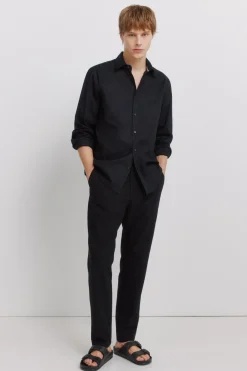 Springfield Pantal&oacute;n chino lino comfort fit^Hombre Lino|Pantalones