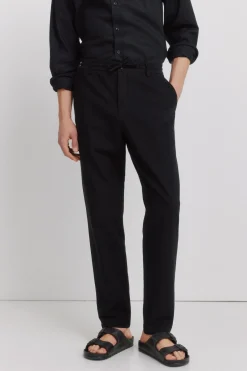 Springfield Pantal&oacute;n chino lino comfort fit^Hombre Lino|Pantalones