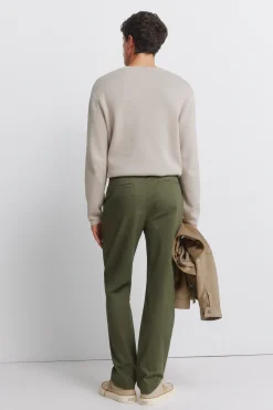 Springfield Pantal&oacute;n chino microestampado slim fit^Hombre Pantalones|Chinos