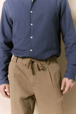 OOTO Pantalón con pinzas y cordones^Hombre Chinos