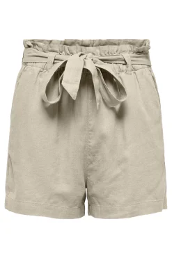 JDY Pantal&oacute;n corto de lino^Mujer Lino|Pantalones