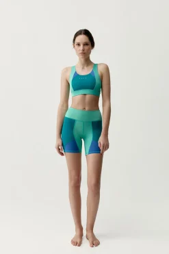 Born Living Yoga Pantal&oacute;n corto deportivo Darana y verde^Mujer Deporte